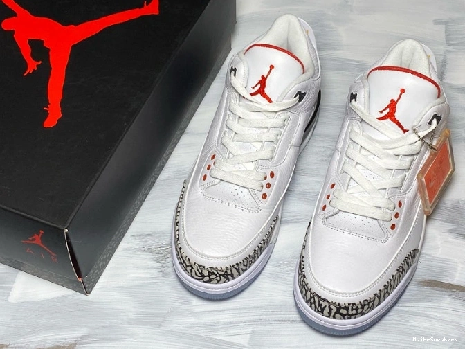 MaikeSneakers Jordan 3 mens white 923096-101 LINE